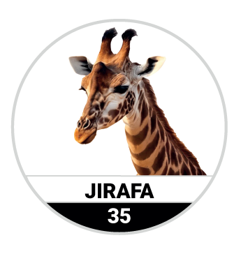 Animalitos del Oriente - Fieras — 35 JIRAFA
