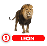 Chance Con Animalitos B — 5 LEON