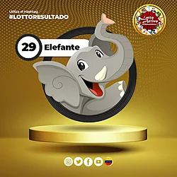 Lotto Activo RD Internacional — 29 ELEFANTE