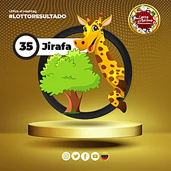 Lotto Activo RD Internacional — 35 JIRAFA