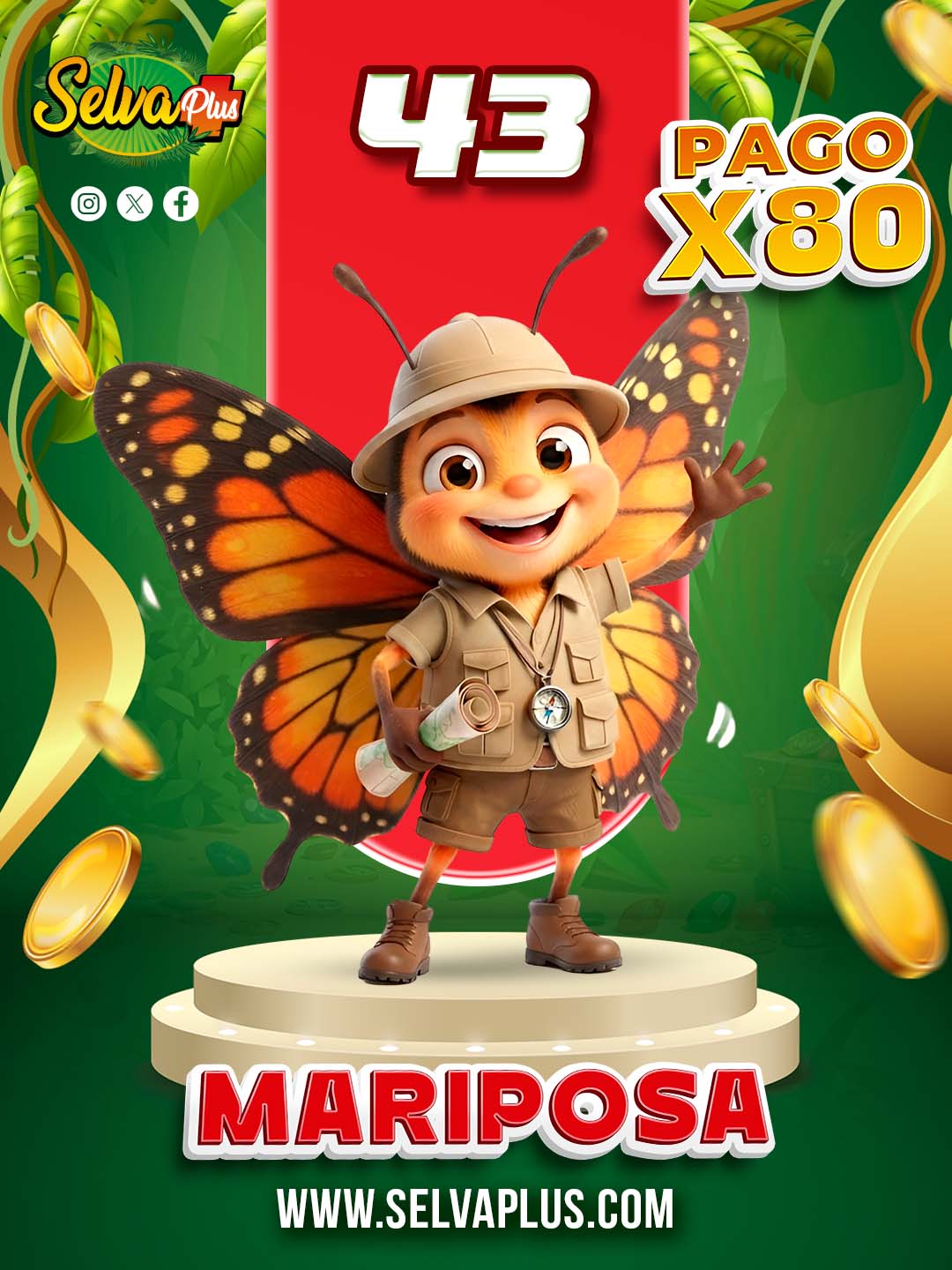 Selva Plus — 43 MARIPOSA