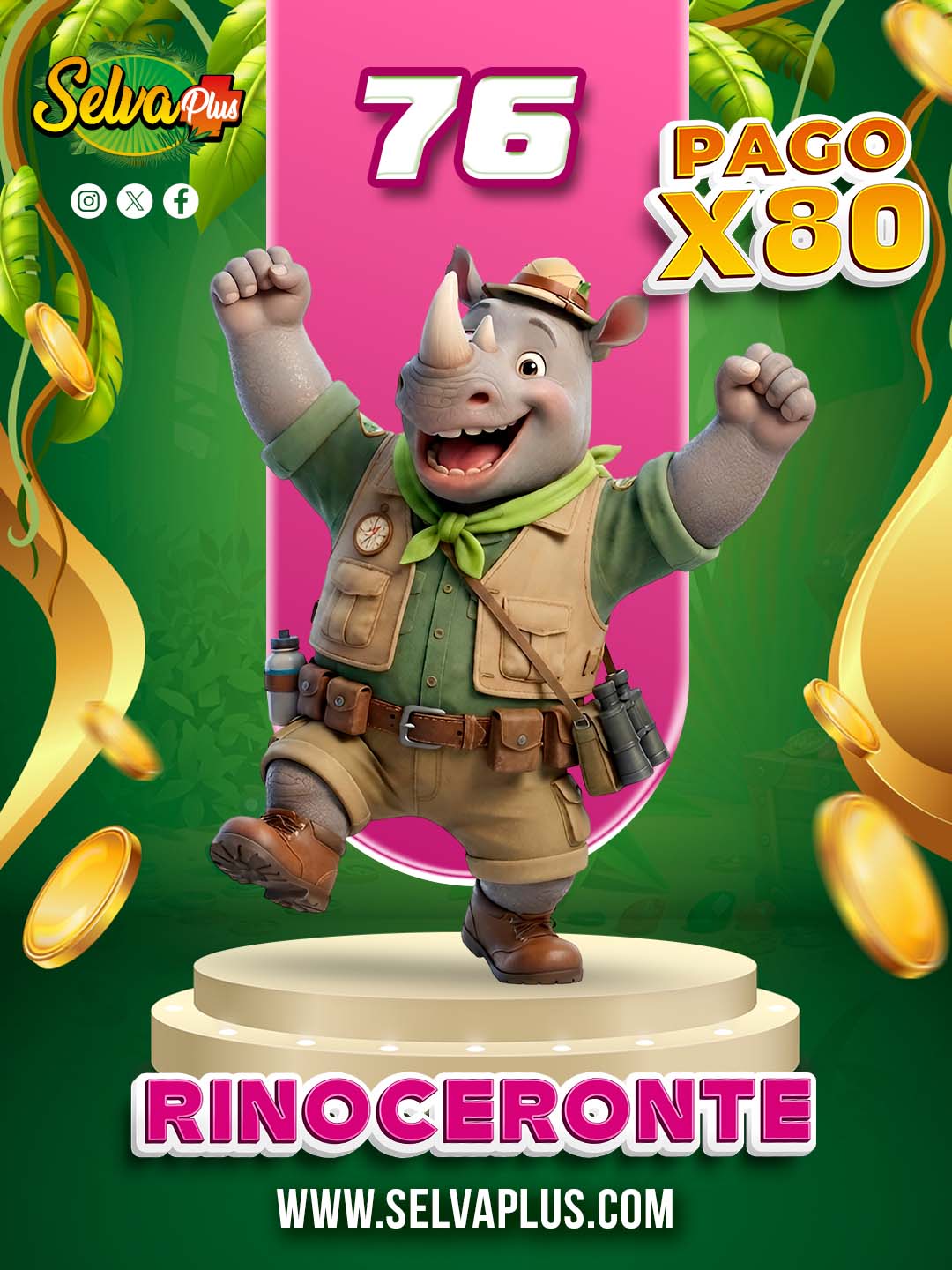 Selva Plus — 76 RINOCERONTE