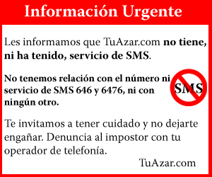 TuAzar.com NO TIENE SMS