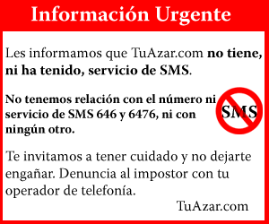 Banner TuAzar.com NO TIENE SMS